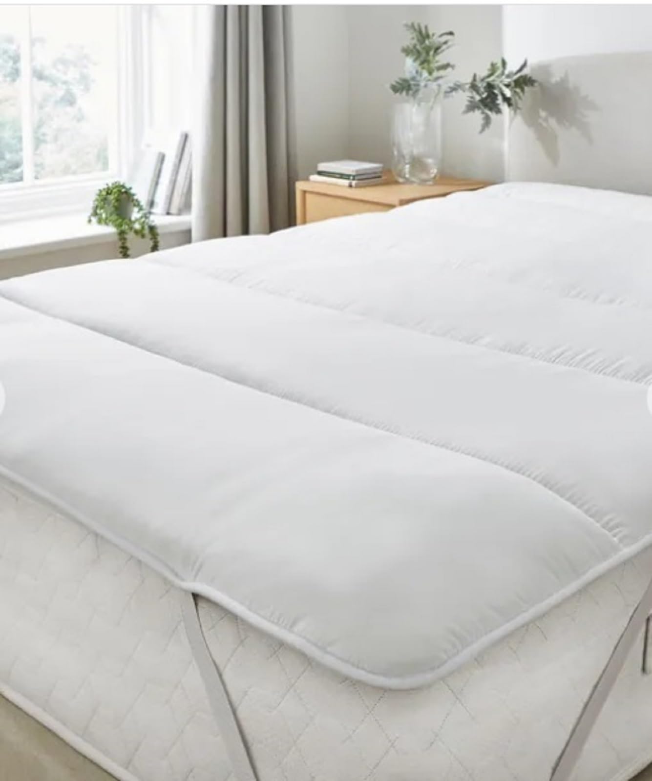 CABIN BED - SHORTY SMALL SINGLE "QUILTED" MATTRESS TOPPER (Elasticated) VARIOUS SIZES (30" x 63")