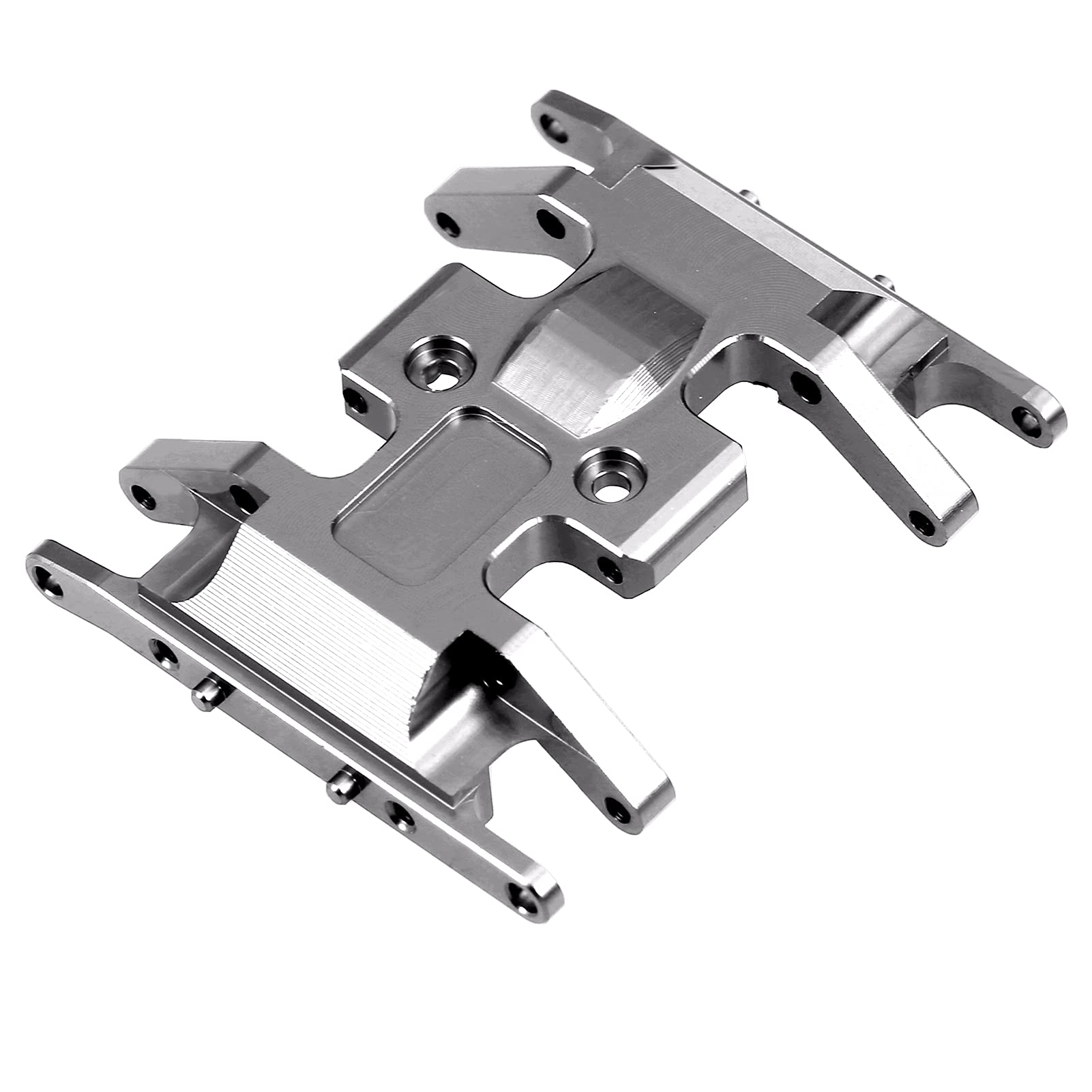 Buy RC Aluminium Alloy Plate Gearbox Base Brace Gearbox Transmission Skid Chassis Armor Kit Skid