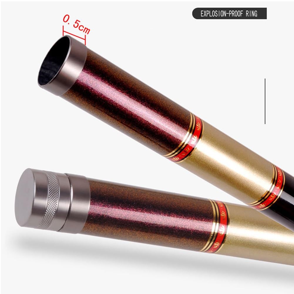 Canna da Pesca Lunga 8M-15M Canna da Pesca telescopica Super Rigida da Competizione per Carpe(9m)