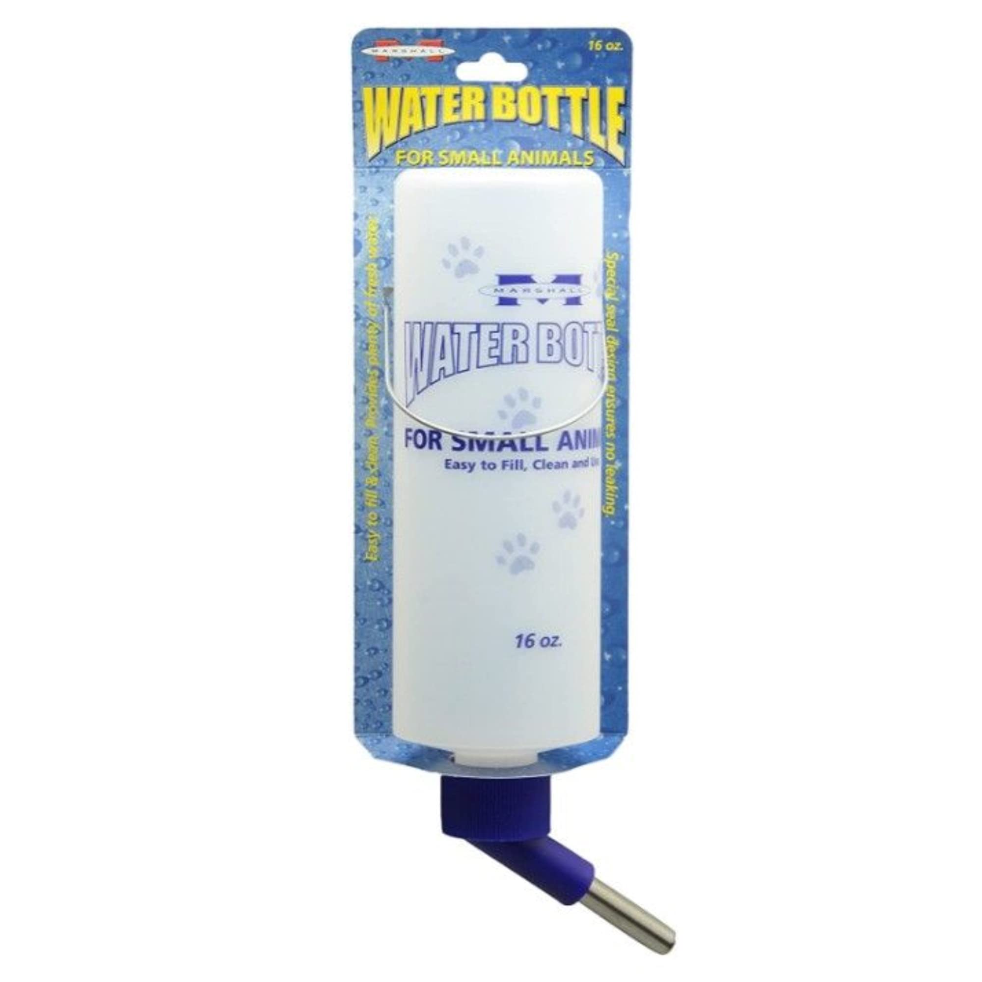 Marshall Pet Products 572007 Water Bottle for Small Animals Clear, 16 oz