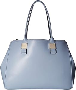 victoria zip top tote gunsmoke and Cole Haan W