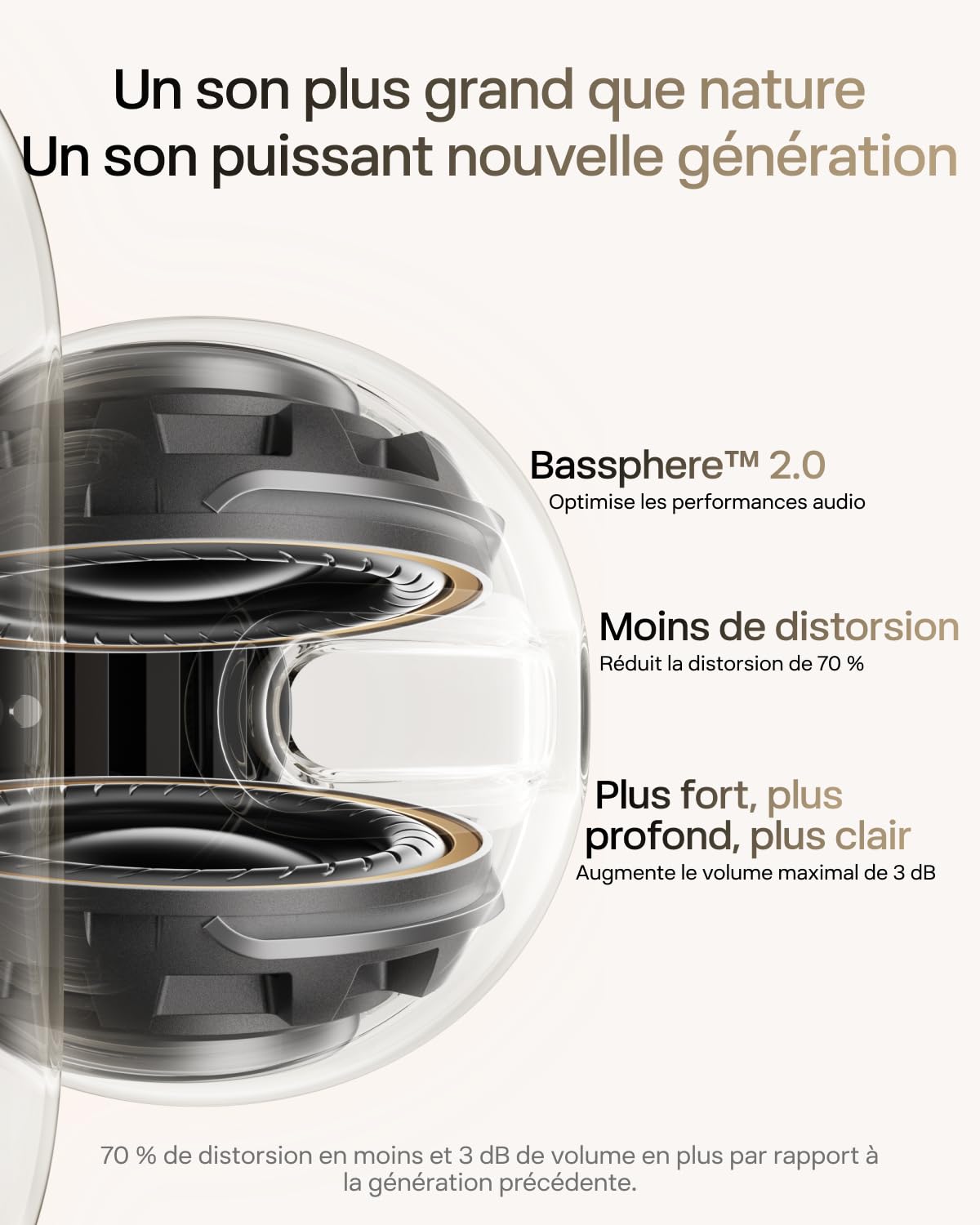 SHOKZ OpenDots 2 Écouteurs Clip-on à Oreilles Libres, Bluetooth 6.1, Dolby Audio, 40 h d'autonomie, Appels avec Réduction du Bruit par IA, Résistance IP57, Charge Rapide sans Fil, Noir