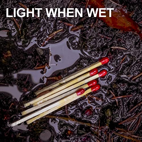 Uco 8-Pack Waterproof Matches For Outdoor, Camping, Hiking, Hurricane And Emergency Survival Kits #TOP3