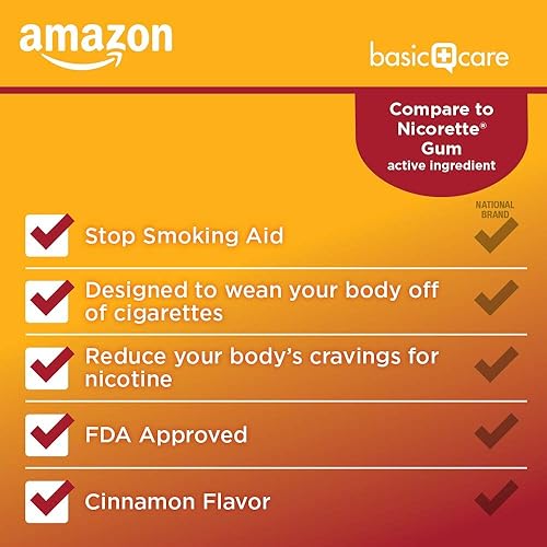 Miniatura 36 de Yaxa Basic Care - Goma de mascar sin recubrimiento, de nicotina polacrilex (4 mg de nicotina), ayuda para dejar de fumar, 220 unidades, sabor menta