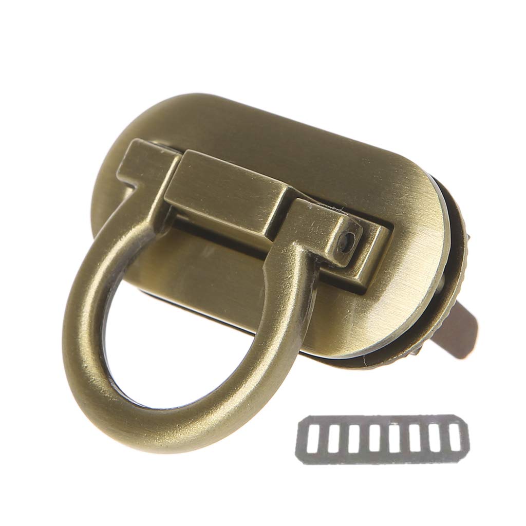 ordinarYone Metal Clasp Turn Twist Locks for Handbag Craft Bag Purse Hardware