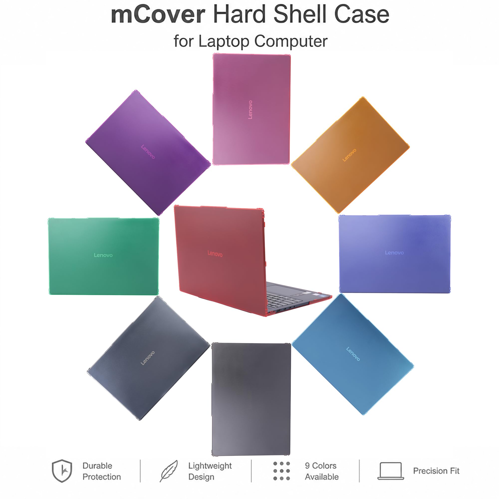 mCover Coque uniquement compatible avec les ordinateurs Windows Lenovo IdeaPad Slim 5 16AHP10 16ARP10 16AKP10 16AKP10 16IRH10 16IAH10 16IRU9 16ABR8 (non compatible avec d'autres modèles Lenovo) - Rose