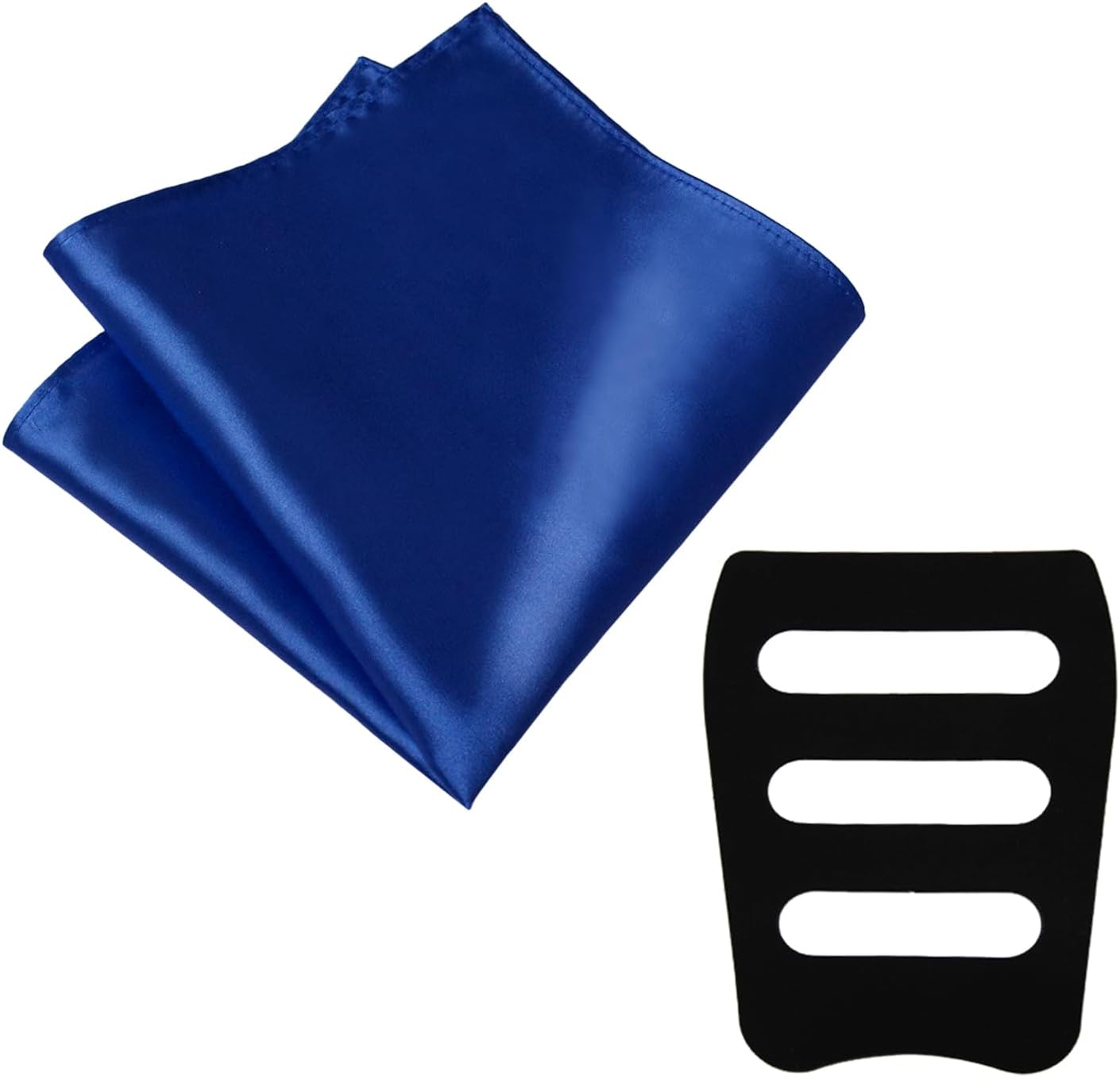 Pocket Squares for Men, 11.81'' Mens Womens Handkerchiefs with Pocket Square Holder for Suits Wedding Party Business