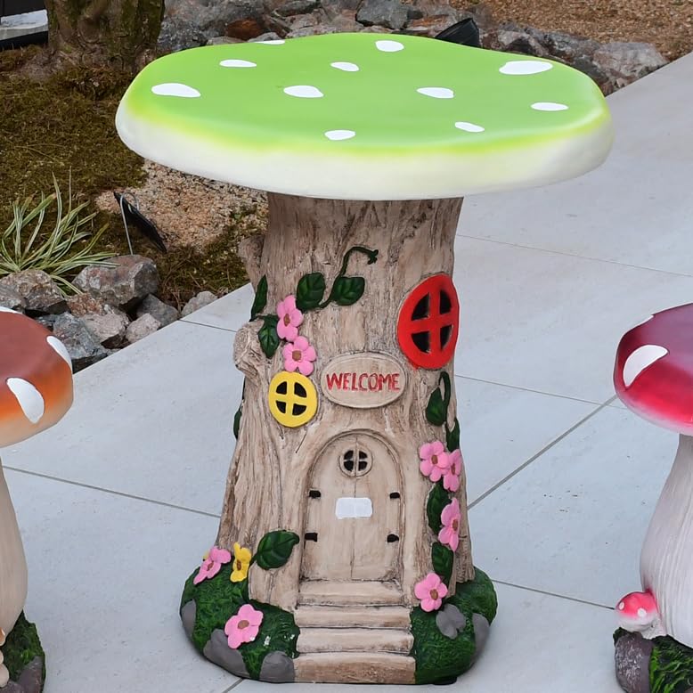 Amazon｜きのこのおうちテーブル3点セット テーブル（グリーン）×1台