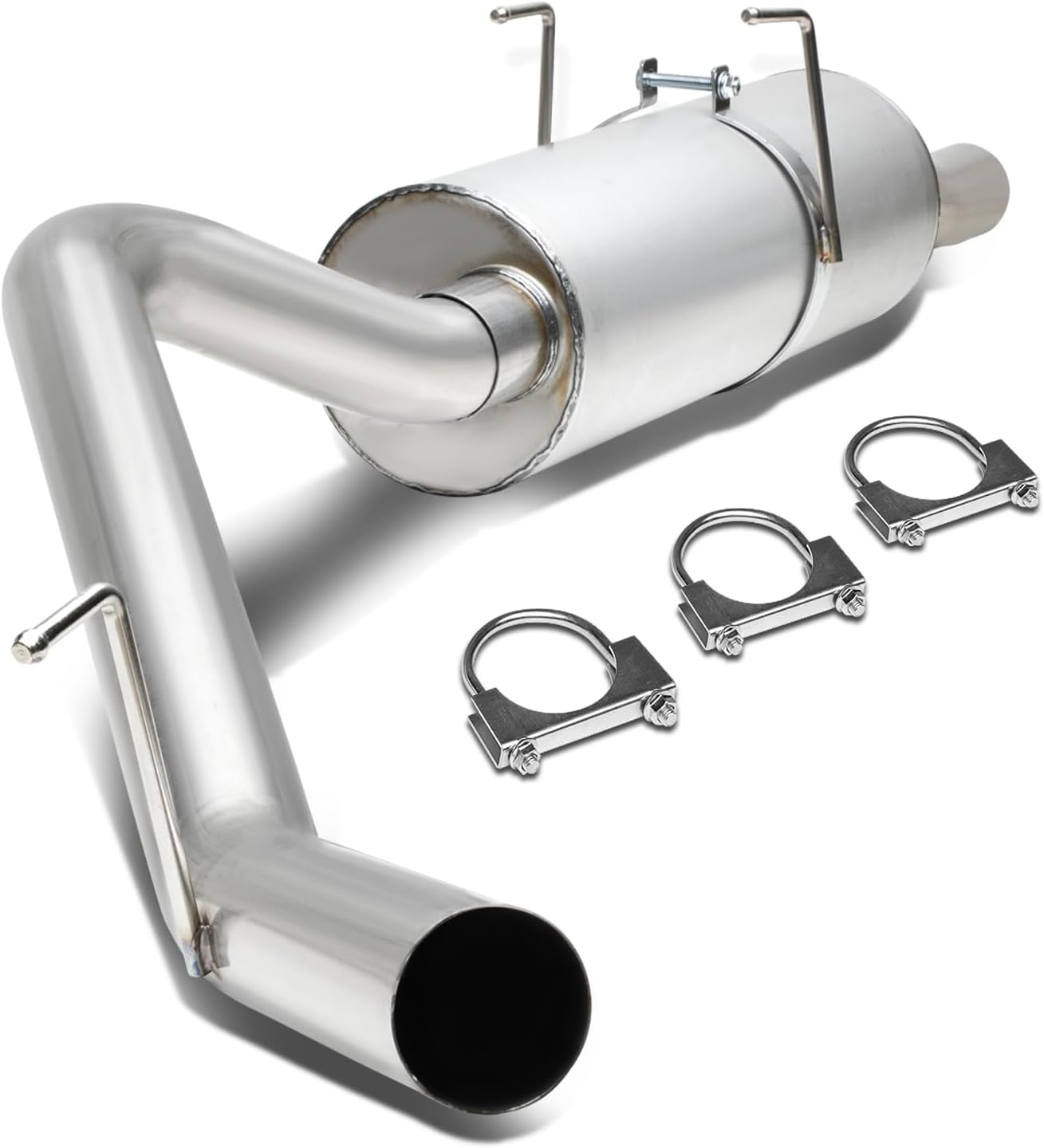BEZT Stainless Steel 3" Cat-Back Exhaust System for 2009–2017 Ram 1500 / 2010–2017 Ram 2500 3500 4.7L & 5.7L V8