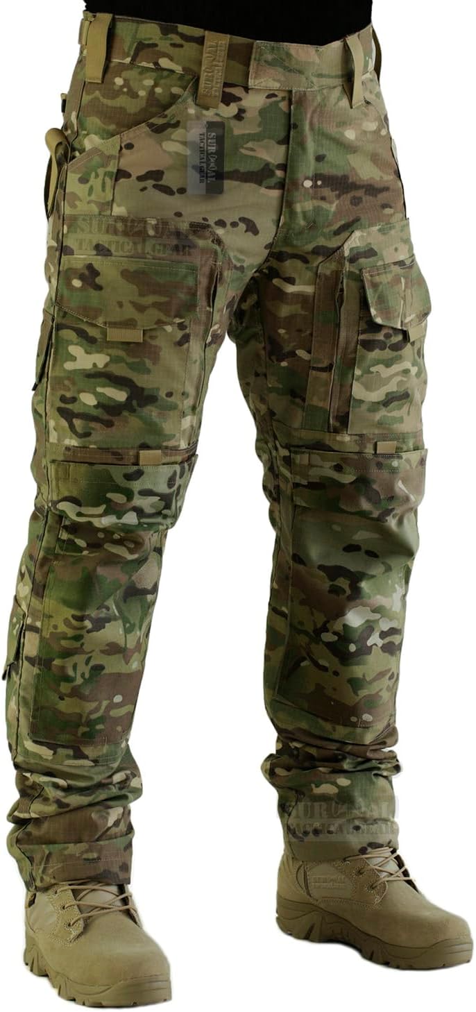 ZAPT Tactical Pants Molle Ripstop Combat Trousers Hunting Army Camo Pants for Men