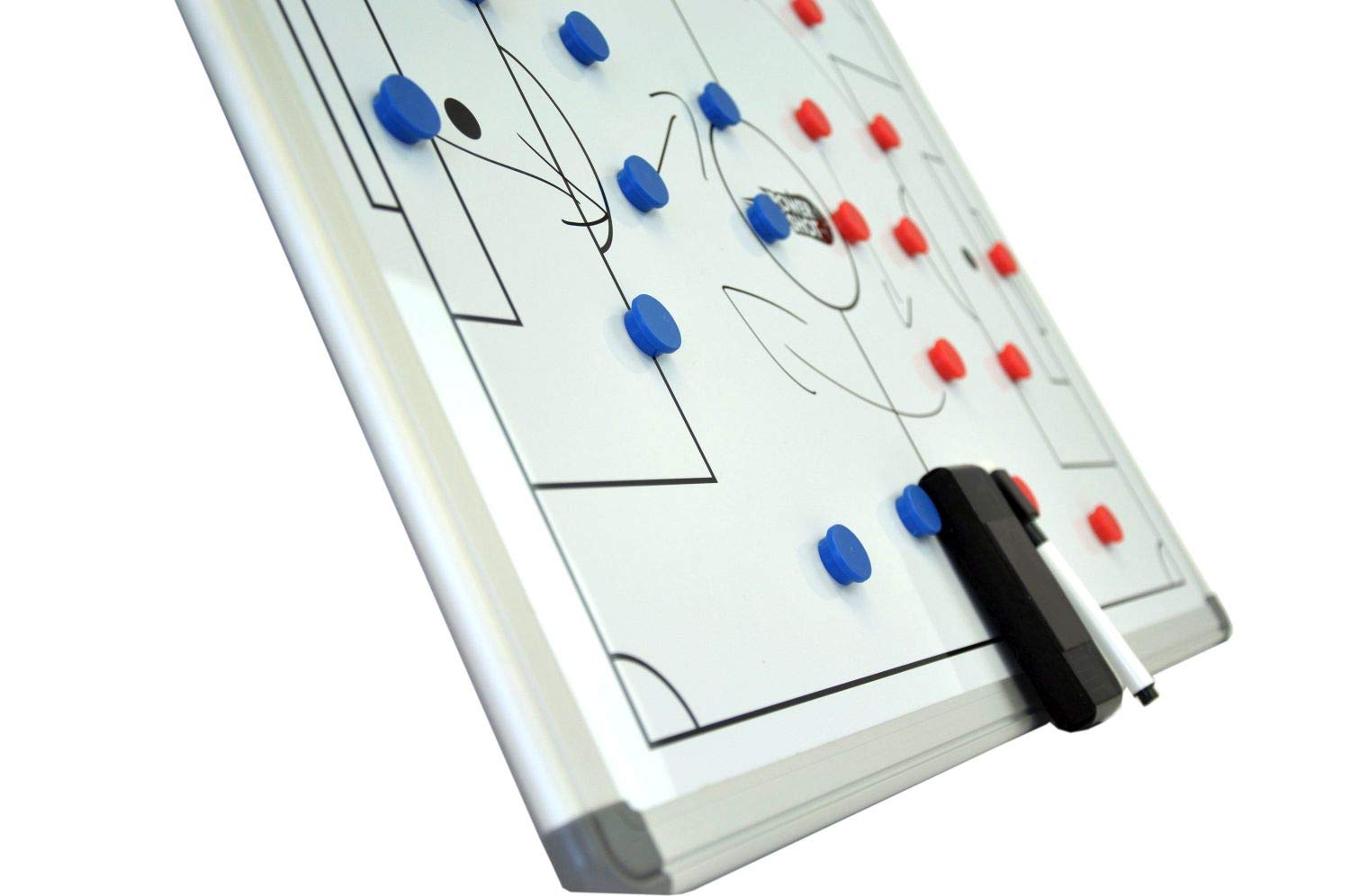 POWERSHOT ® Lavagna tattica calcio magnetica e scrivibile - 60 x 45 cm