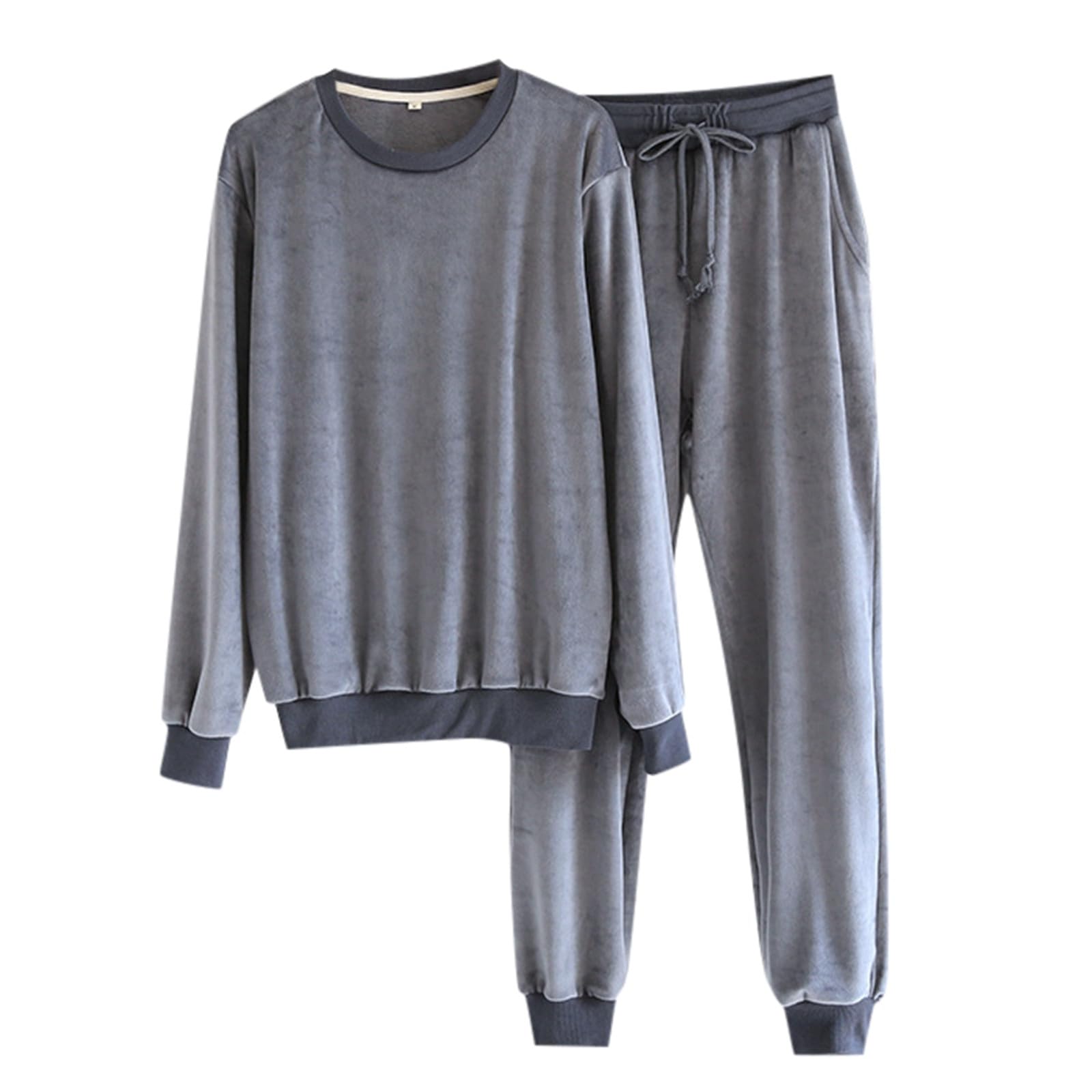 Conjunto genérico para hombre de 2 piezas de algodón, camiseta de manga corta, pantalones cortos de deporte, cuello redondo, verano, casual, transpirable, ligero, cómodo, ocio, vacaciones, playa