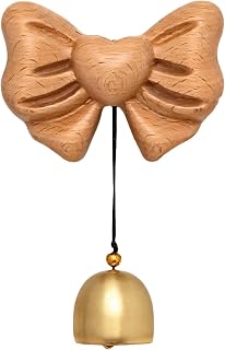 Shopkeepers Bell for Door Opening Magnetic Wood Brass Beech