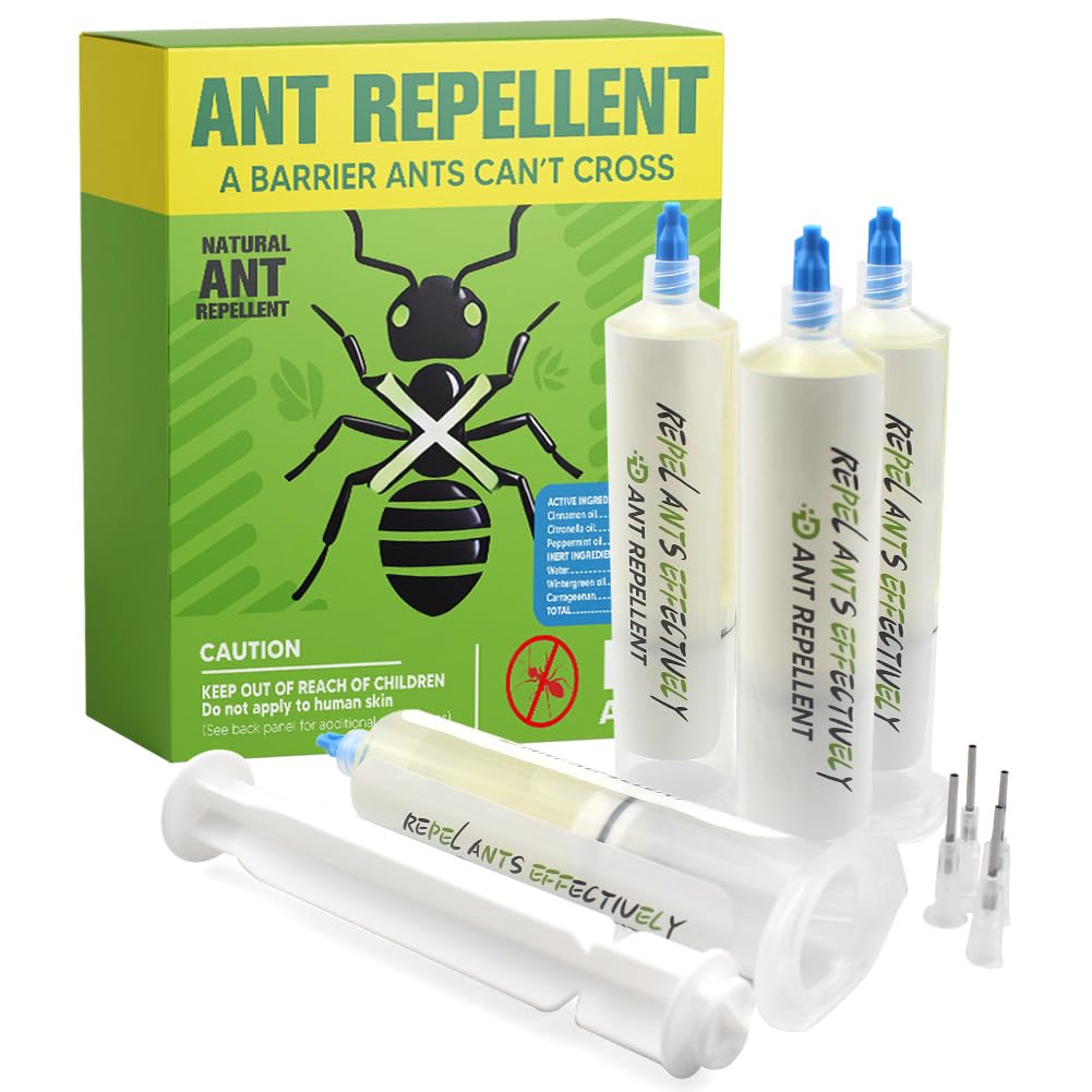 AMDEIUR Ant Repellent for Indoor and Outdoor Use, Ant Repellent,Keeps Ants Away, Safe for People, Pets, and Plants, Ideal for Kitchen, Bathroom, Patio