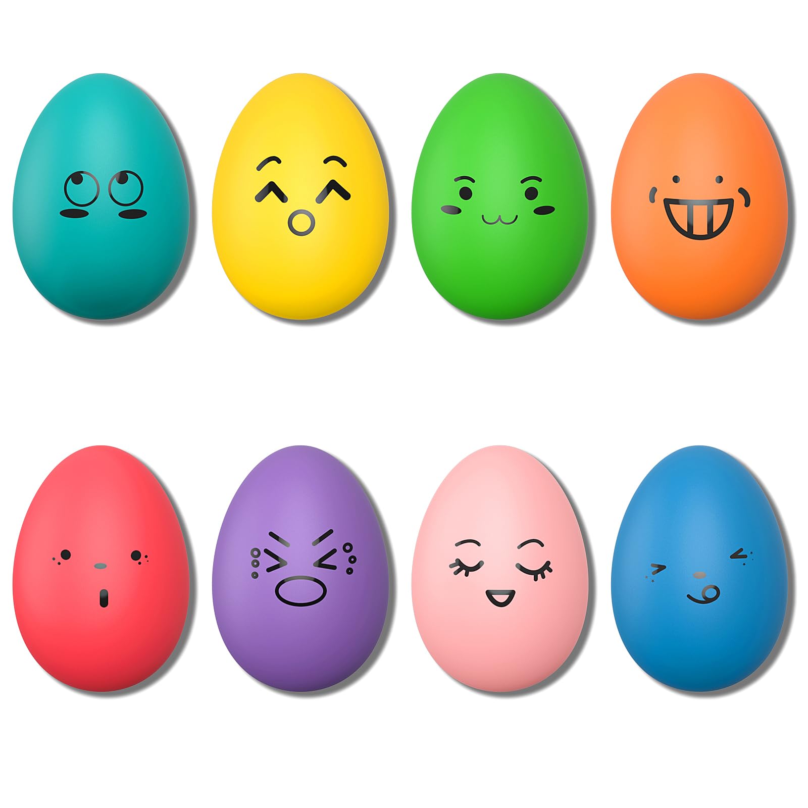 SCHITEC Squeaky Dog Toys, [8 Pack] Latex Squeak Dog Ball for Small Pets & Puppies, 2.5” Soft Rubber Bouncy Interactive Fetch Balls