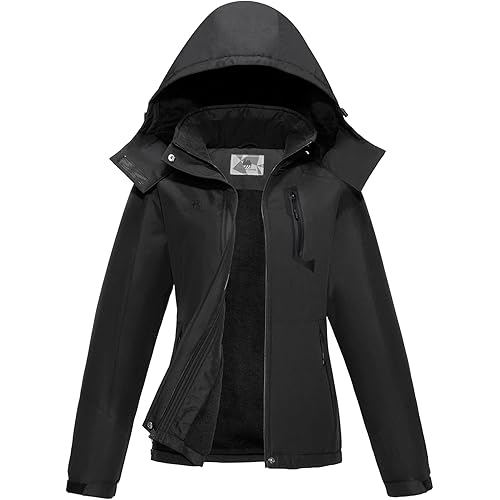 GOLDEN CAMEL Women's Winter Jacket Windproof Ski Snow Jacket Waterproof Thicken Parka Rain Jacket Warm Puffer Coat
