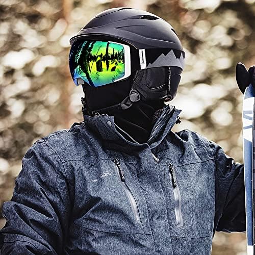 Image of OutdoorMaster Ski Goggles PRO - Frameless, Interchangeable Lens 100% UV400 Protection Snow Goggles for Men & Women (Panda Frame VLT 13% Grey Lens with Full REVO Gold and Free Protective Case)