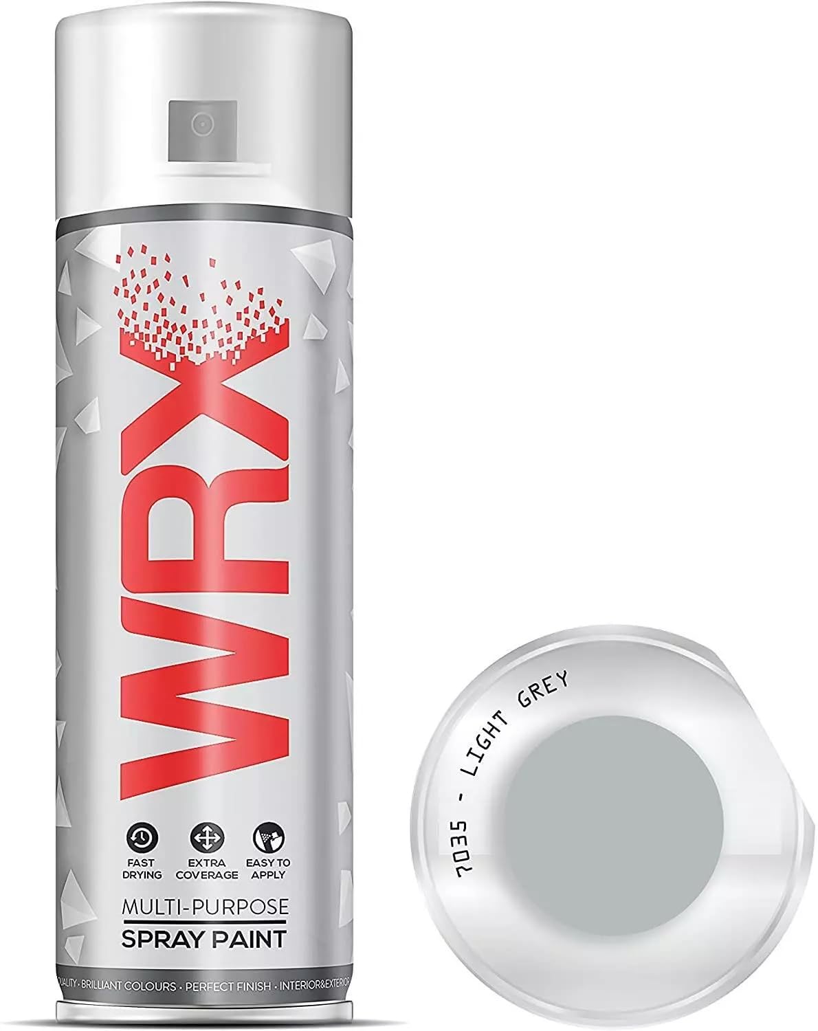 Wrx Light Grey 7016 Aerosol Spray Paint - Anthracite Grey Als (Multi Purpose Fast Dry 400Ml) (1, )