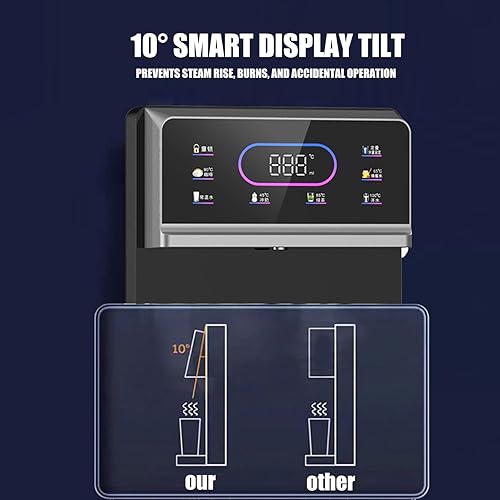 Miniatura 5 de Dispensador de agua caliente instantáneo, enfriador de agua montado en la pared para calentamiento rápido y cerraduras infantiles, dispensador de 6