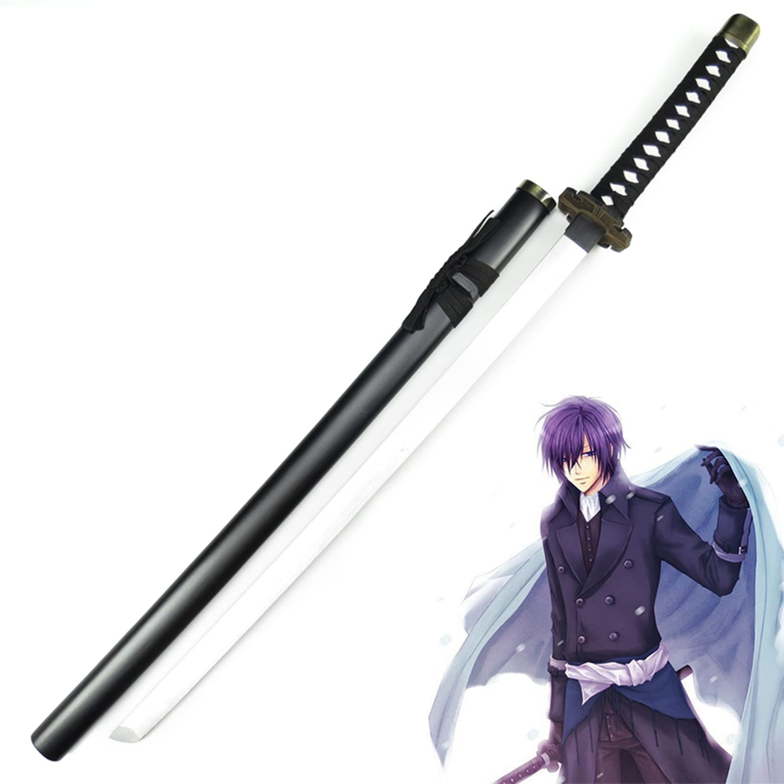 Katana de Anime, Espada de Madera imitación Arma Satoichi, colección Cos, Entrenamiento Artes Marciales Kendo, Accesorios Dibujos Animados