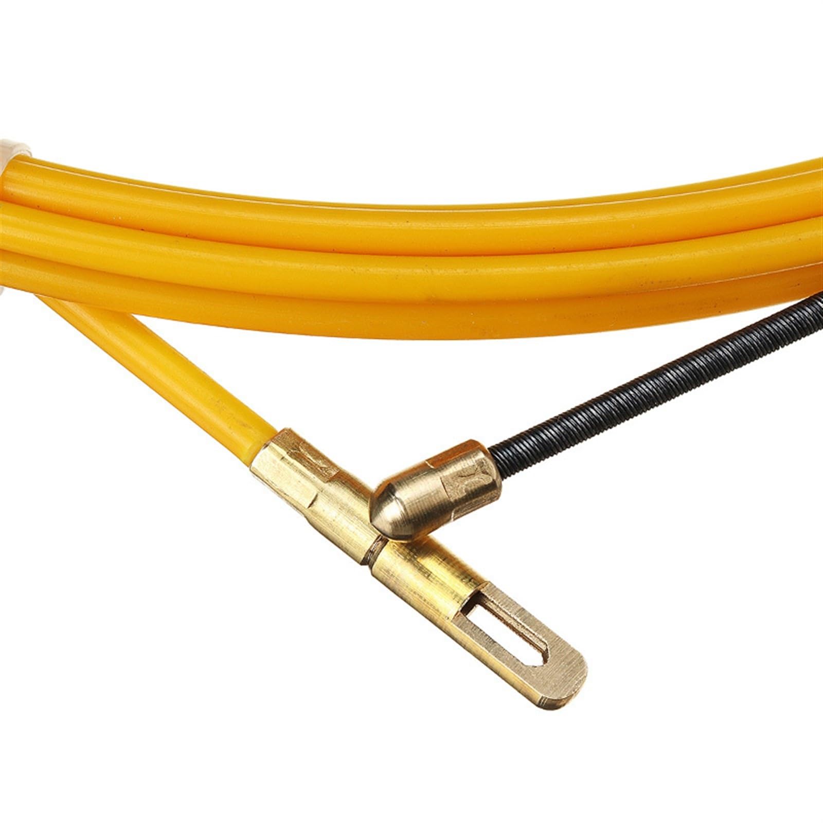 Cable eléctrico Dispositivo de guía de alambre de 3mm/4mm/6mm de diámetro, extractor de Cable de fibra de vidrio de 5/10/15/20/25/30M, tirador de conducto de carrete de cinta de pescado(20mete