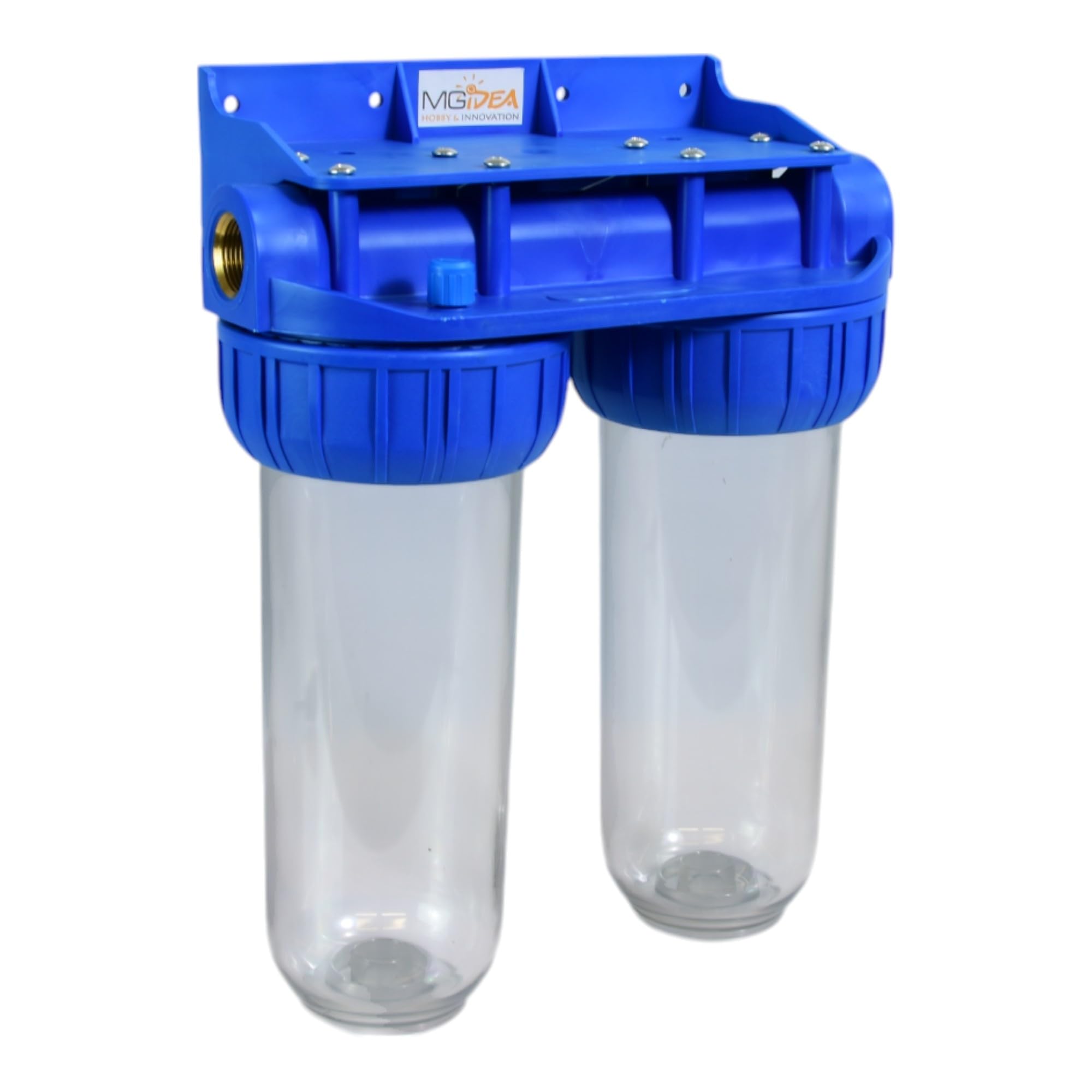 Système porte-filtre pour eau, bol de filtre de 254 mm (10"), transparent (2^ ÉTAPES - 1/2")