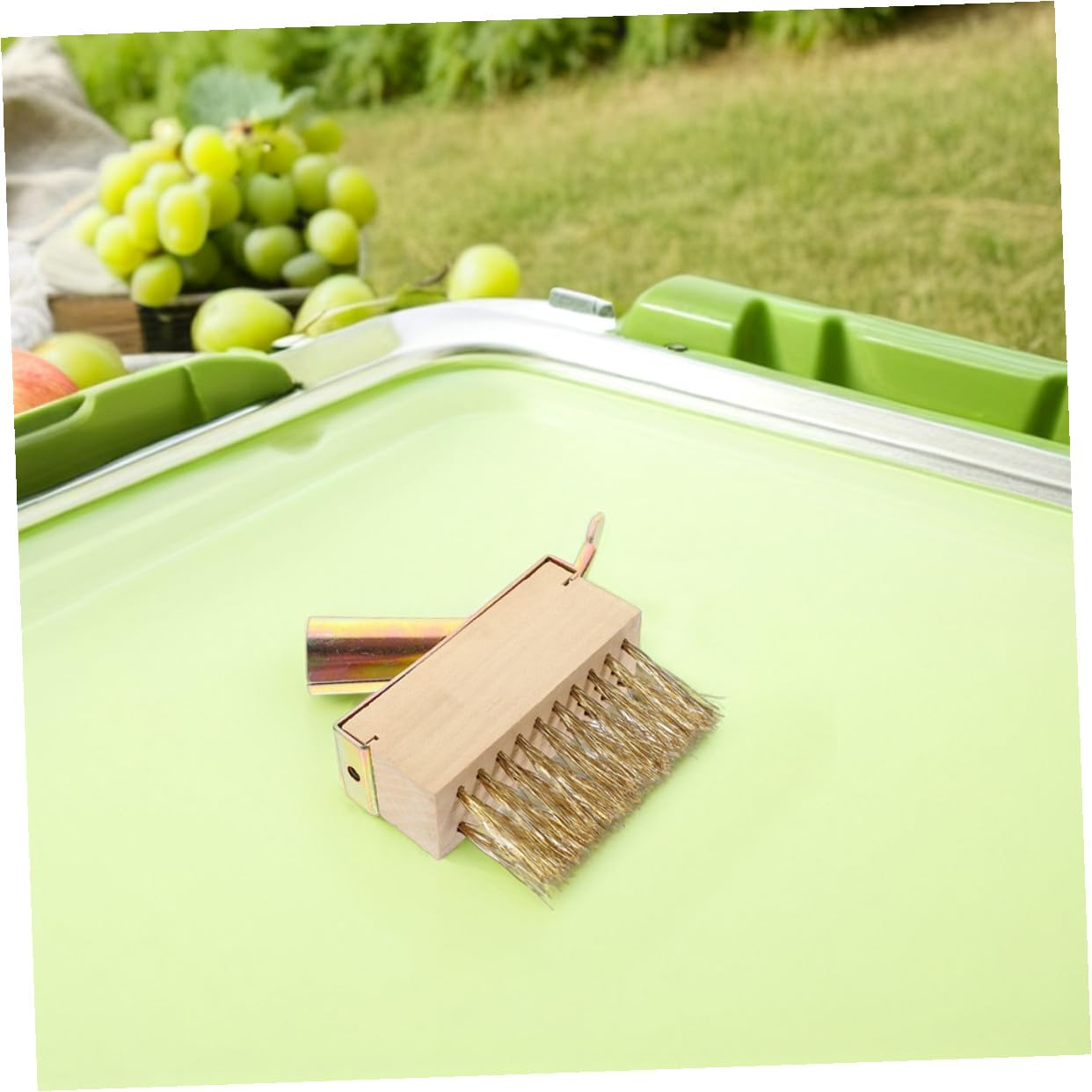 Sosoport 4piezas Cepillo Desherbador de Jardín Herramienta Manual para Eliminar Malas Hierbas Cepillo de Alambre para Desherbar Grietas para Caminos Patios y Jardines