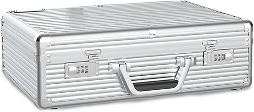 Caja de herramientas para el hogar, caja de herramientas dura de aluminio multifunción, maletín, caja de herramientas de almacenamiento portátil,