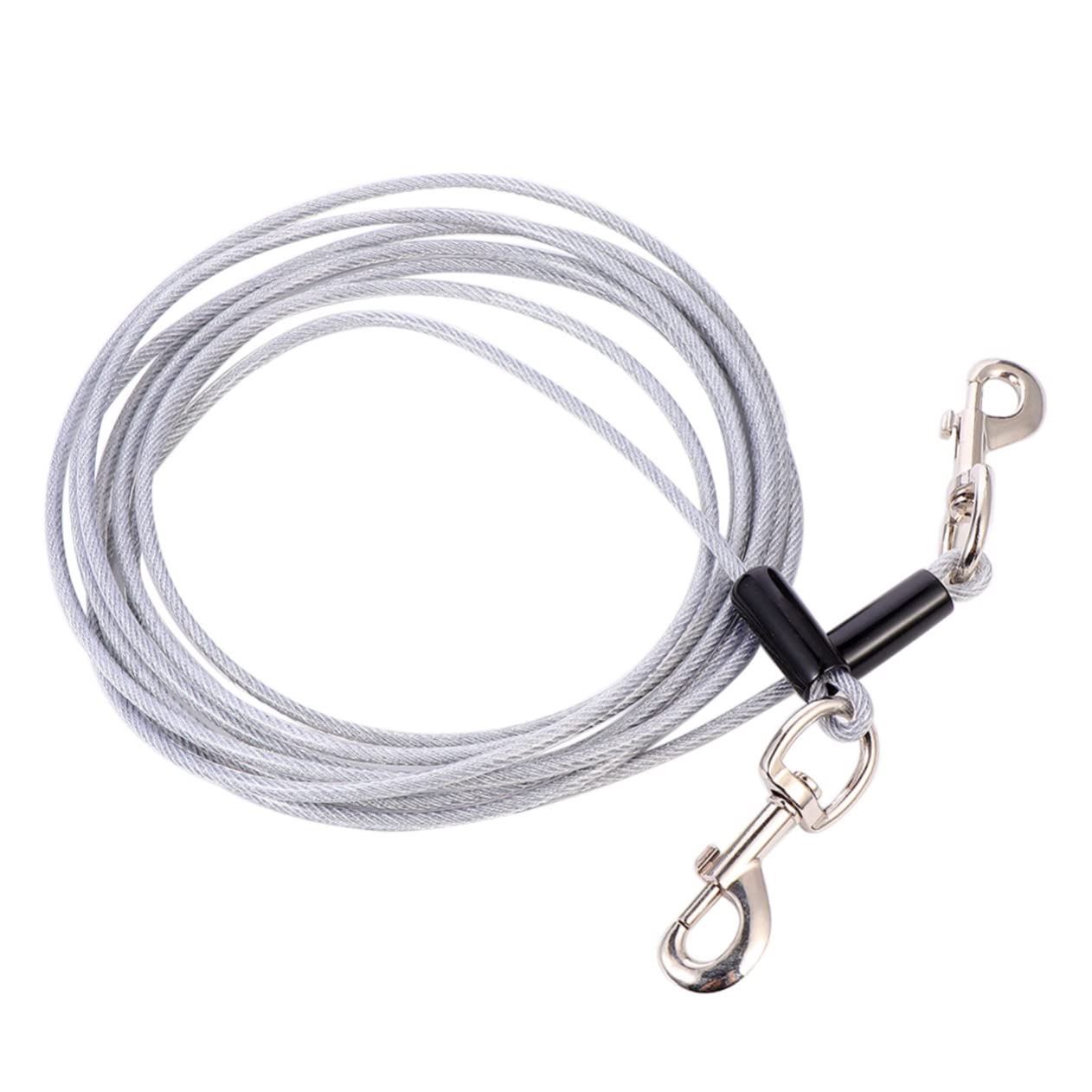 POPETPOP 1Pc Wire Bite Dog Leash Pet Hauling Cable for Outdoor Use Training Strap for All Dogs Creative Design