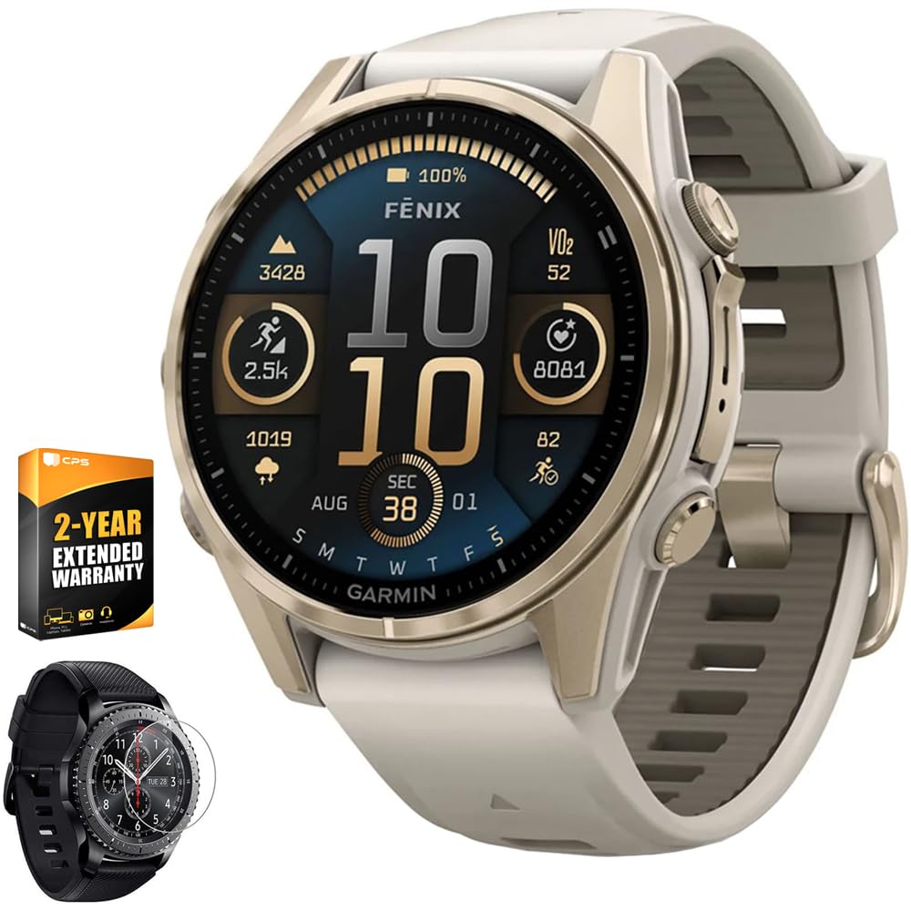 Amazon.com: Garmin 010-02903-10 Fenix 8 43 mm, AMOLED, Sapphire