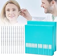 Vista 8 de Palito adhesivo de limpieza de oídos, hisopos adhesivos para eliminar cera de oídos reutilizables mejorados, púas adhesivas para limpiar los oídos