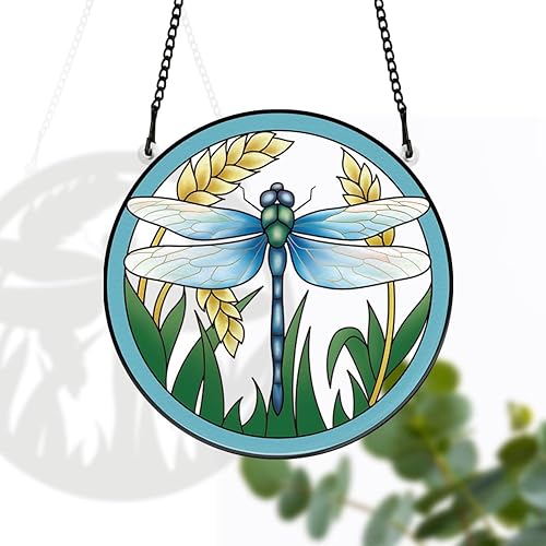 Miniatura 9 de PLIGREAT Suncatchers - Atrapasoles de cristal acrílico, diseño de mariposa, adorno colgante de verano para dormitorio, sala de estar, pared,