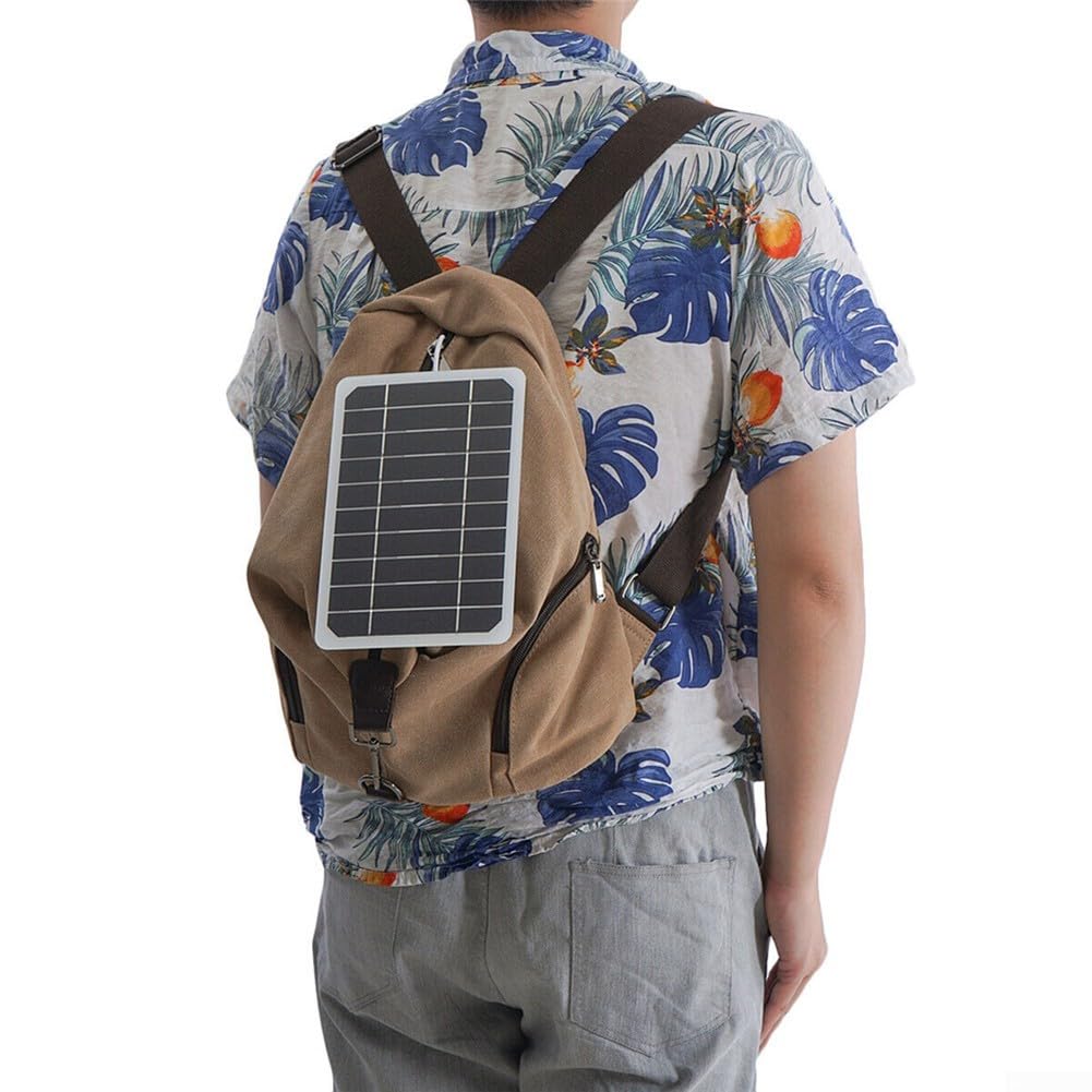 Il pannello solare da 5 V 10 W fornisce un'efficace potenza di uscita per la ricarica di vari dispositivi Caricabatterie solare portatile per esterni con uscita USB fornisce