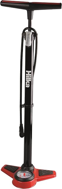 Hilka Tools 89506008 High Pressure Cycling Track Pump, Black, Large