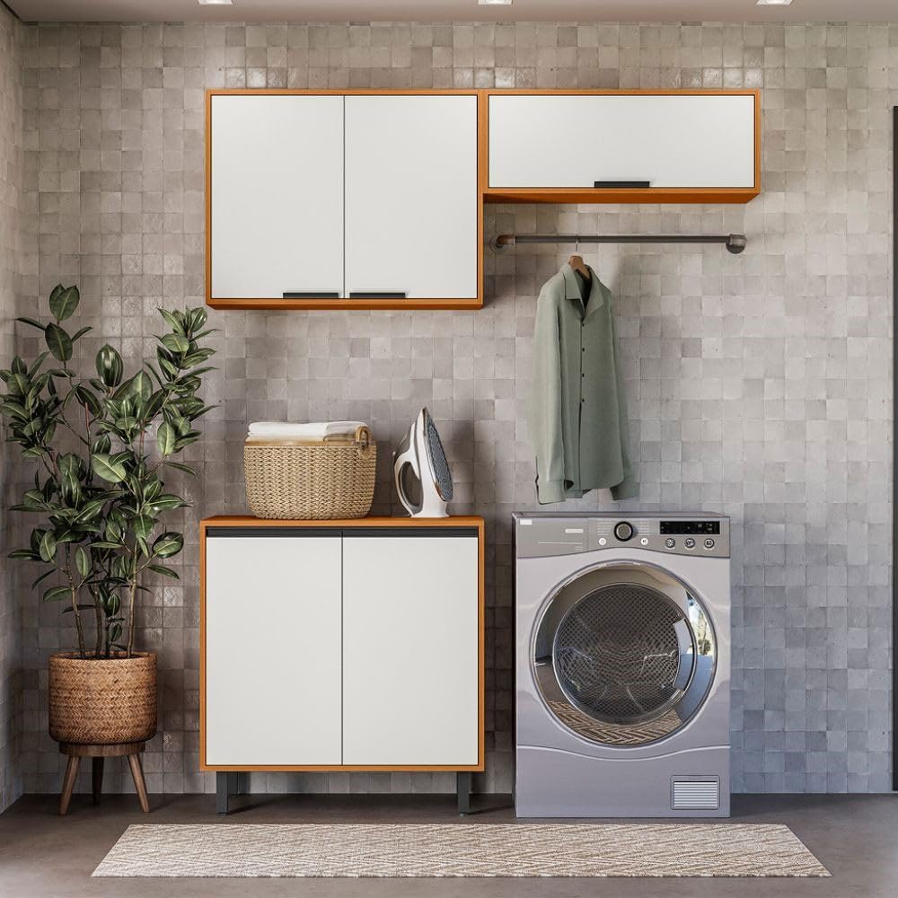 Overall dimensions of the Poliman Móveis Ravena modular kitchen components