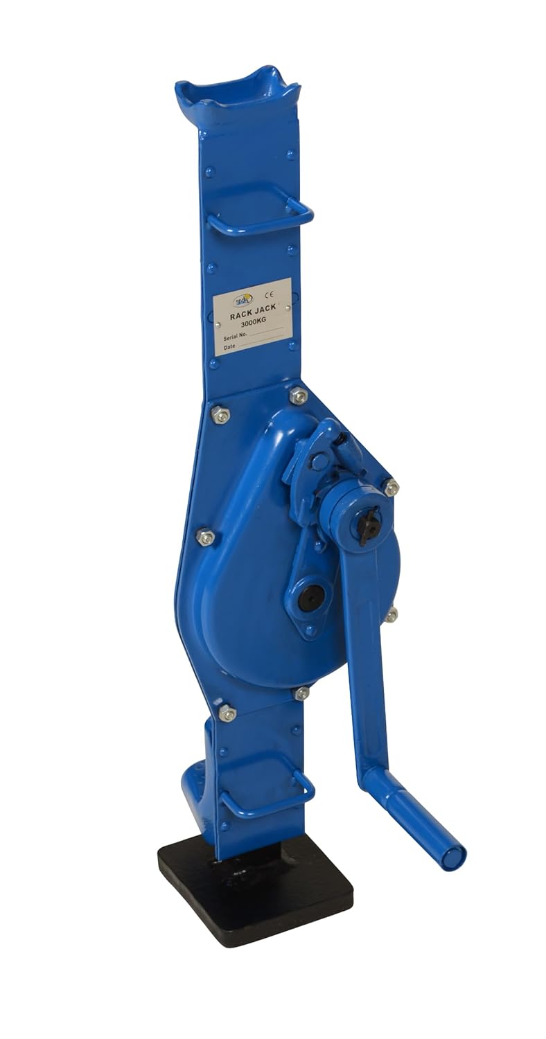 Vestil MMJ-6 Mechanical Machinery Jack 12-3/8 in. x 14-5/16 in. x 42-15/16 in. 6000 Lb. Capacity Blue