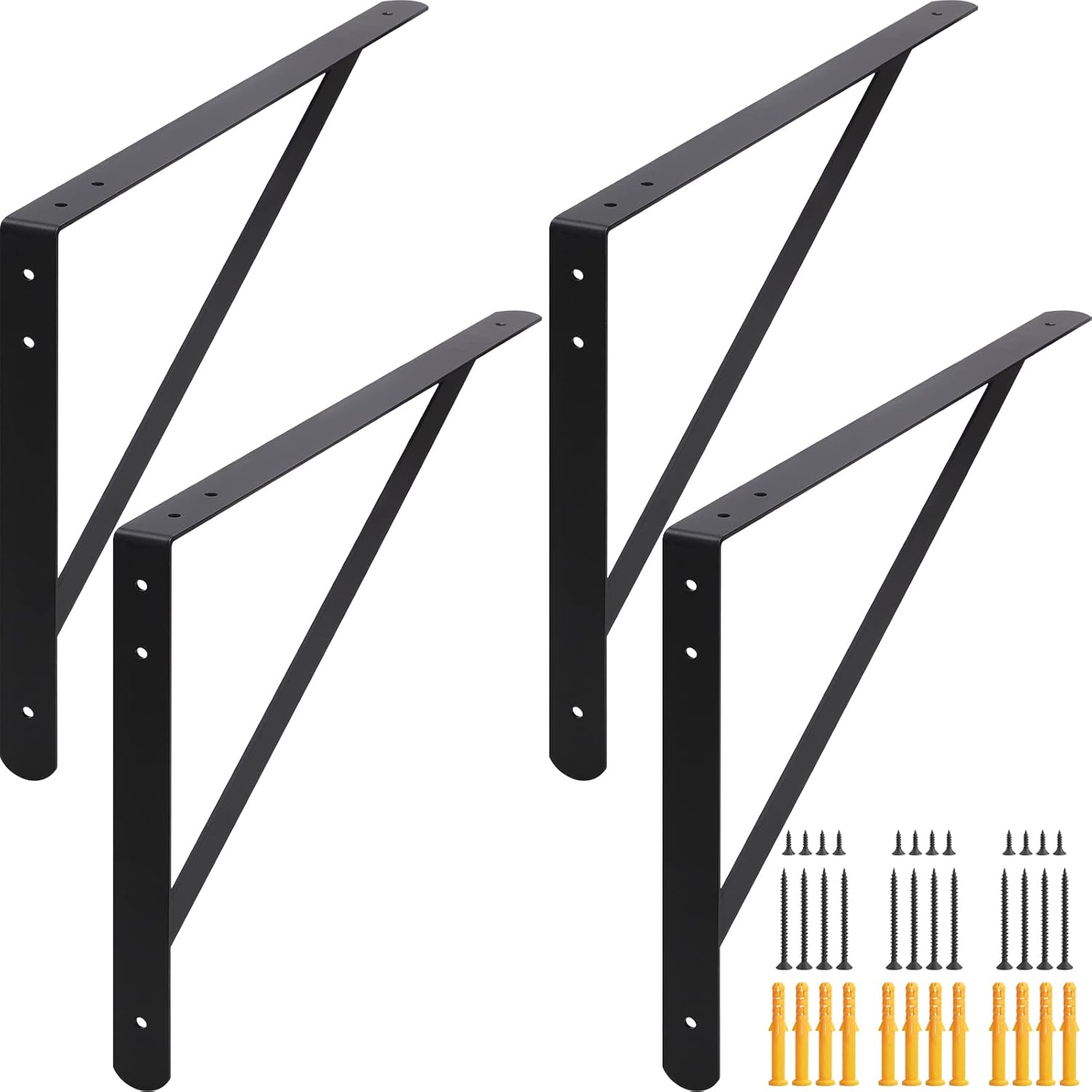 Countertop Support Brackets 20 inch, Heavy Duty Floating