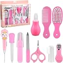 SOME TWIST Portable Manicure Grooming Kit for New Born Baby|10 in 1 Healthcare Accessories Set to Keep Infants & Toddlers Clean|Perfect Nursery Gift with Nail, Hair, Ear Grooming Tools for Kids MULTICOLOUR gallery image