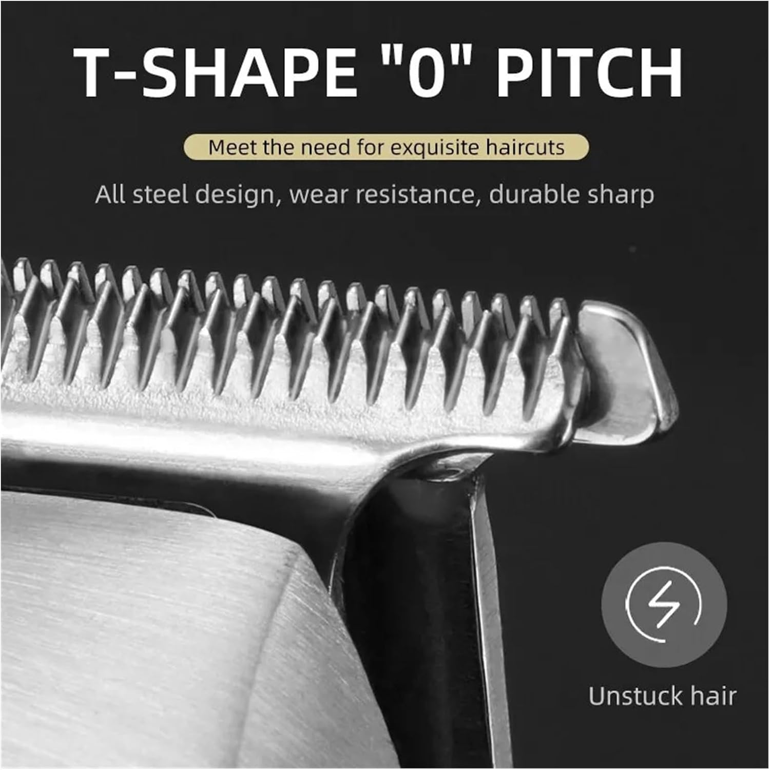 Electric Barber Full Metal Professional Hair Trimmer for Men Beard Hair Clipper Finishing