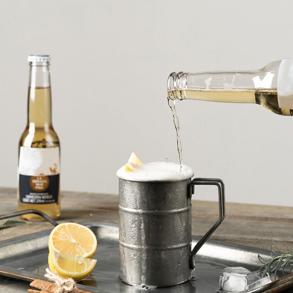 PRETYZOOM 3 Sätze Becher Sieb zusammenklappbar Flasche Trinken bar zubehör kaffeekanne kaffeekännchen coktail gläßer Kaffeetasse für den Haushalt isolierte kaffeetasse Rostfreier Stahl
