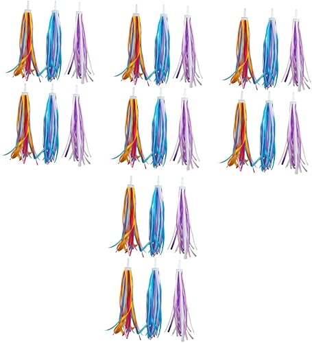 Didiseaon 24 Pcs Bicycle Ribbon Bicicletas para Niños Bike Tassels for Girls Scooter Grips Hand Purple Scooter Grips Tassels Scooter Tassels Girl