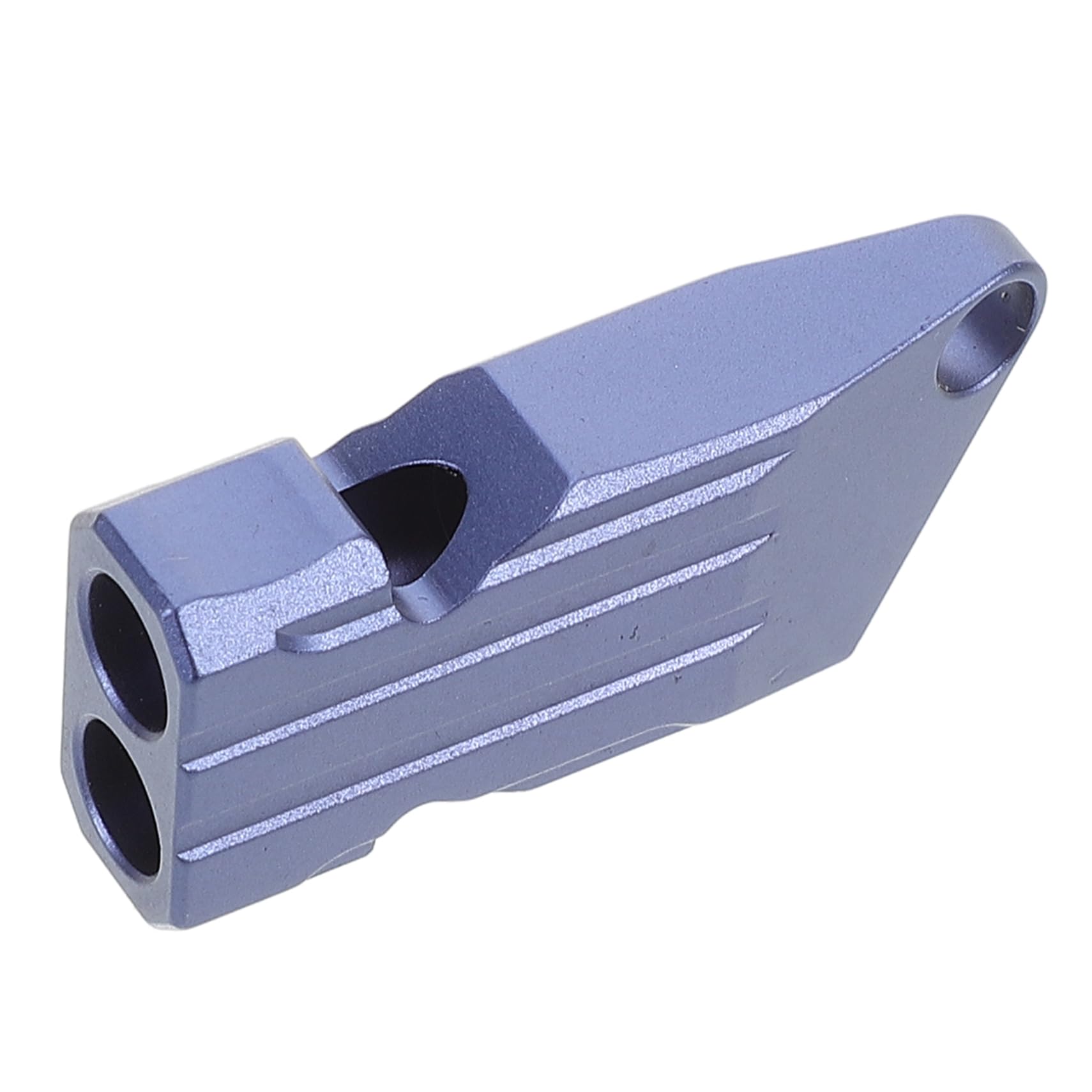 Mikikit Multi Functional Whistle for Outdoor Use Loud Dual Tube Design for Emergency Situations Kayak Accessory Portable Whistle for Hiking Keychain Compatible