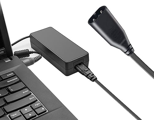 Miniatura 4 de Cable de extensión de alimentación IEC 320 C8 a C7, resistente al calor, 3.3 pies, 100-240V, IEC 320 C8 a IEC 320 C7, cable reforzado para altavoces