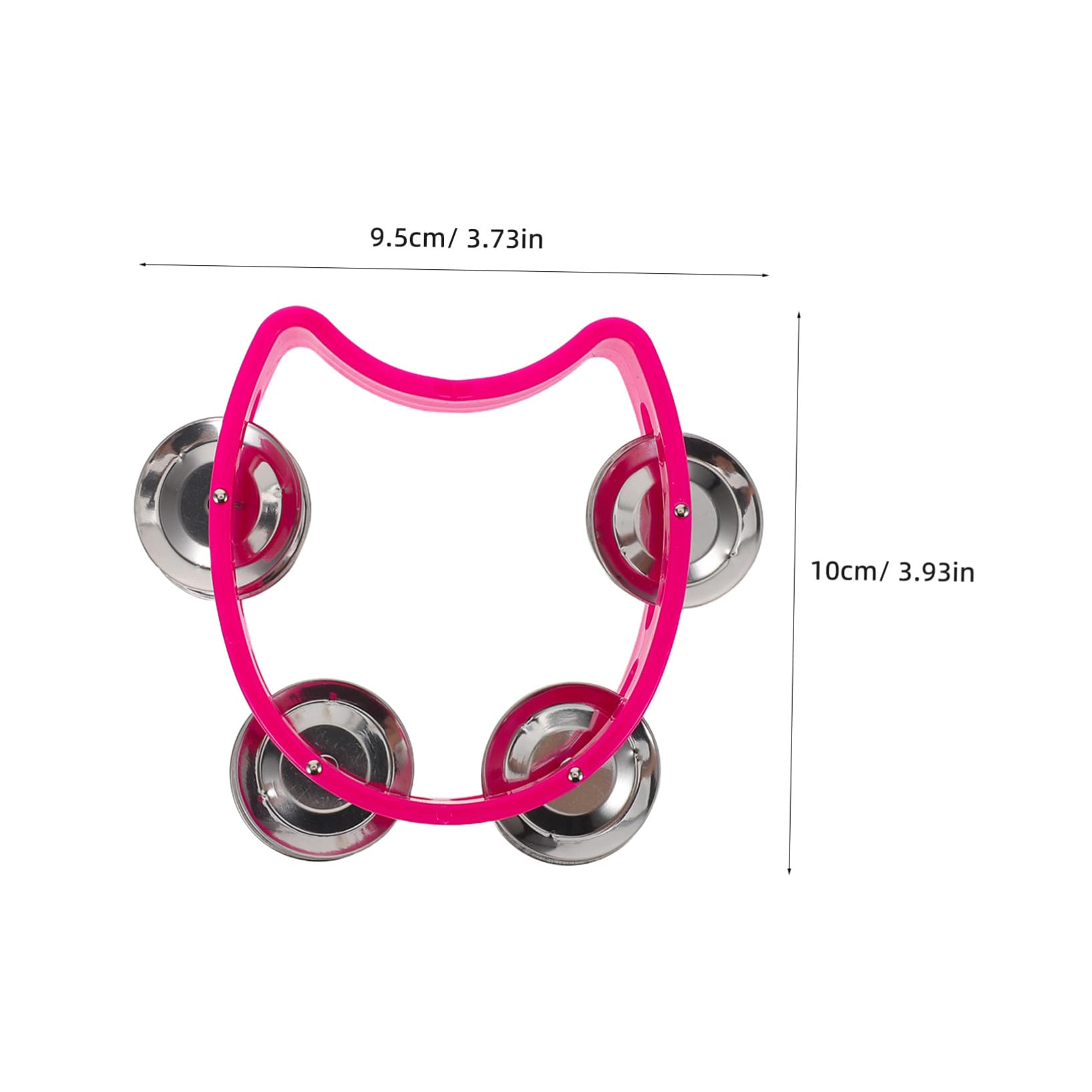 LIFKOME 12piezas Pandereta de Plástico de Mano con Cascabeles Instrumento de Percusión Manual para Adultos Infantil para Aulas y Eventos de Ritmo