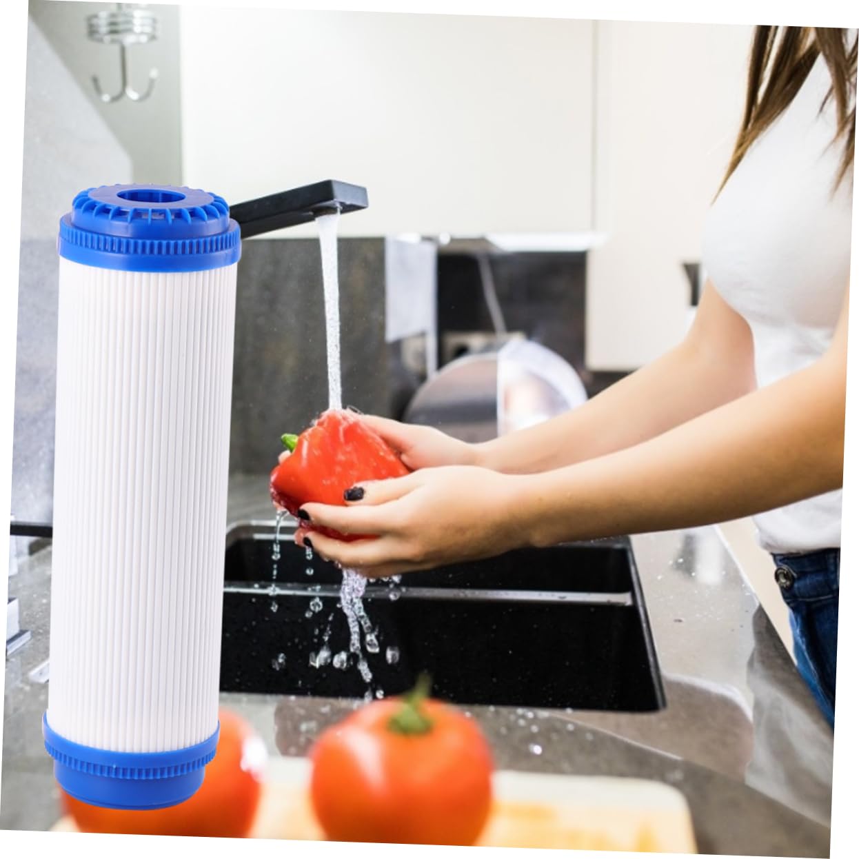 Cartuchos Filtro De Agua Pp Purificador De Hogar Núcleo Algodón Filtración