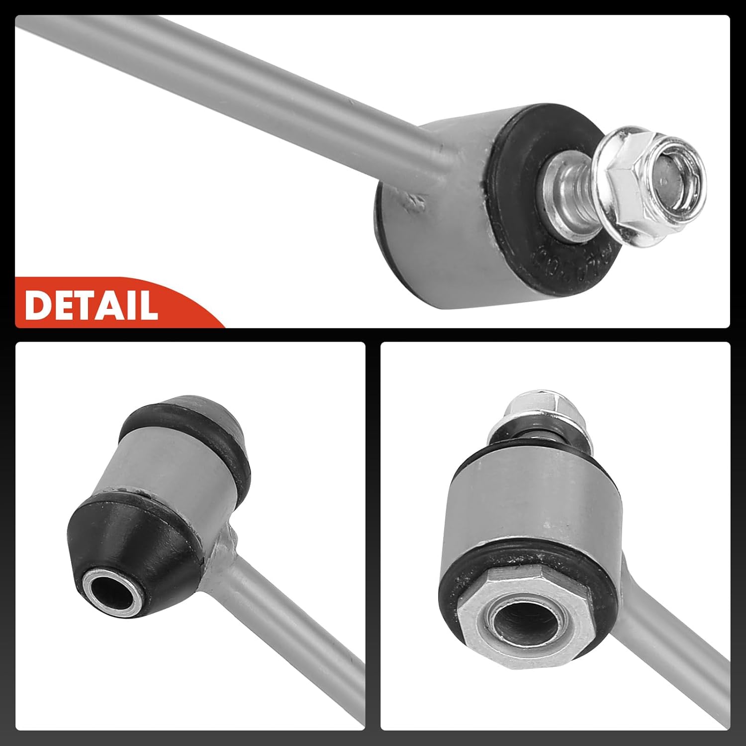 A-Premium 2 x Rear Sway Bar Links Stabilizer Bar Links, Compatible with Mercedes-Benz C250, C300, C350 C63 AMG, E250, E300, E350, E400, E550, E63 AMG (S), GLK250, GLK350, CLS400, CLS550, CLS63 AMG (S)