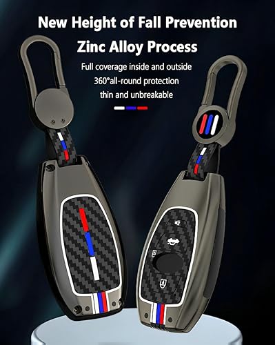 Miniatura 3 de Funda de metal para llavero Subaru, compatible con Outback Foreste, Crosstrek Ascent Impreza BRZ WRX STI Legacy (gris), Gris