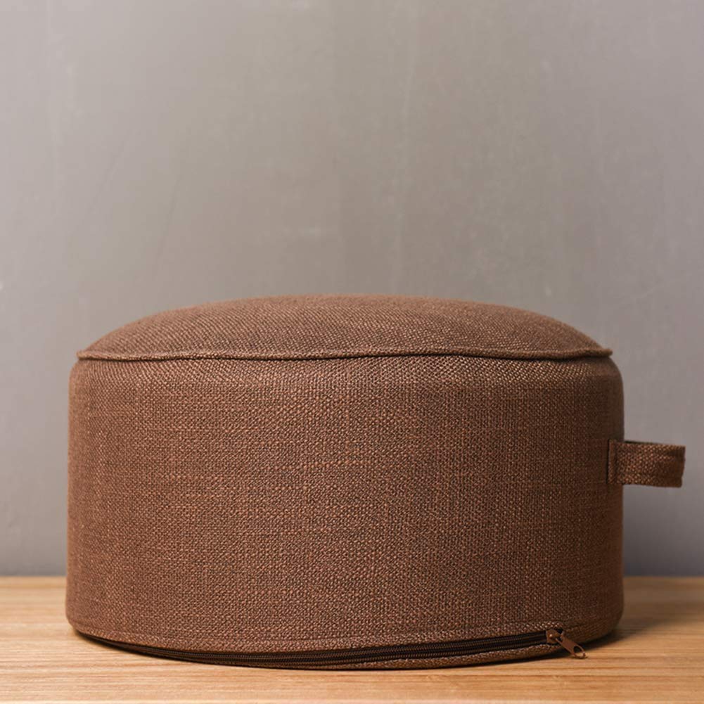 Repose-Pieds Rond pour Soulager les Jambes Petit Pouf Ottoman Assise Basse Enfant