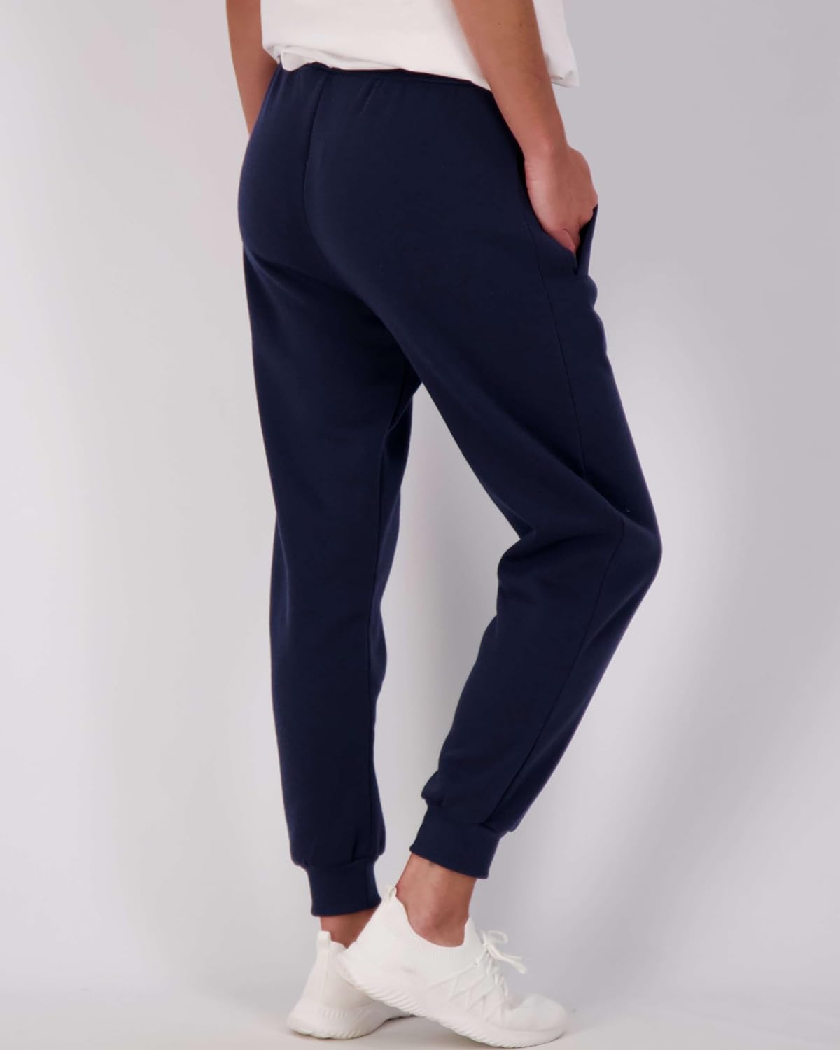 Real Essentials 3 Pack: Women's Ultra-Soft & Warm Fleece Joggers Sweatpants with Pocket (Available in Plus Size)