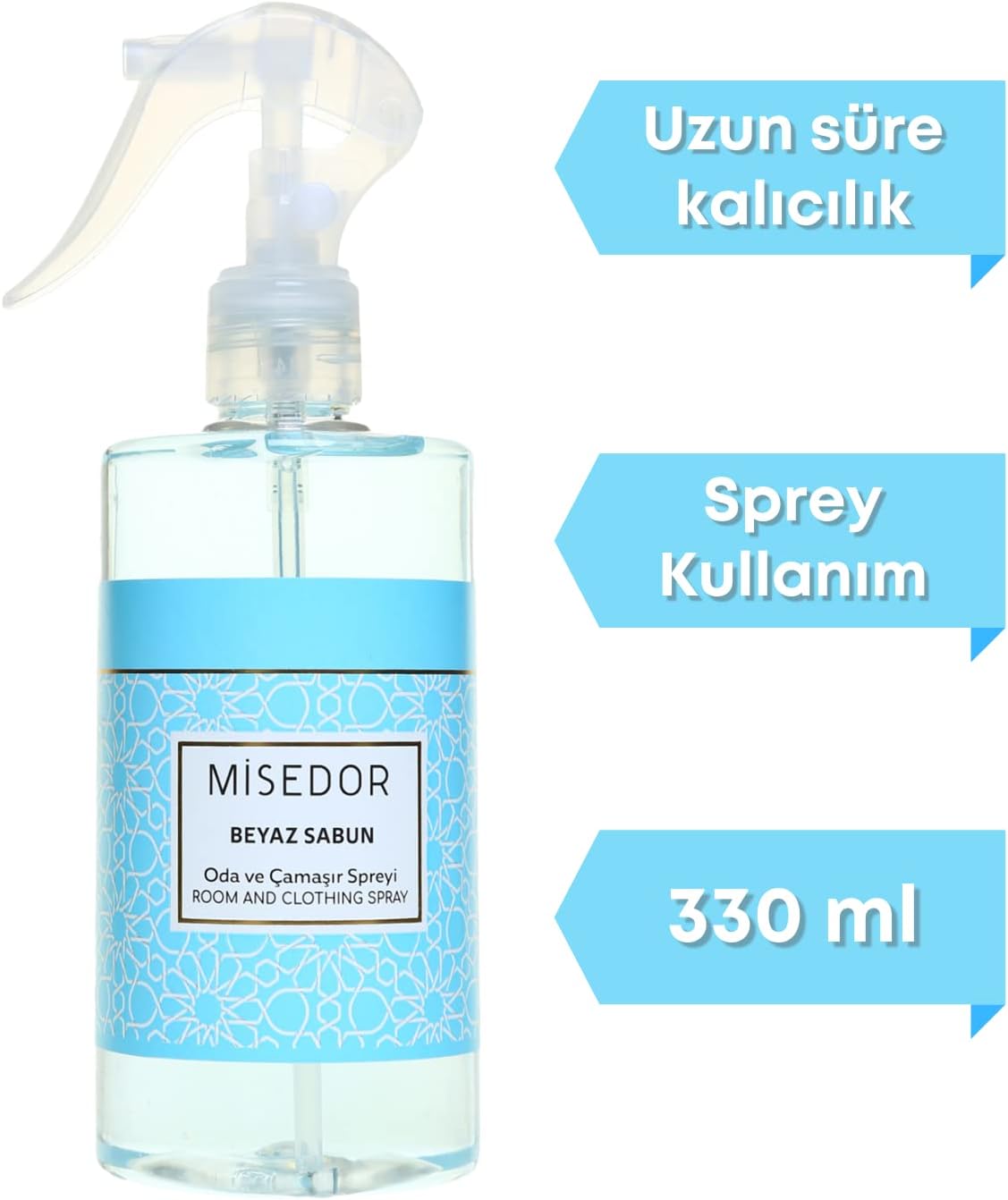 Beyaz Sabun Oda Kokusu ve Çamaşır Parfümü 330 ml